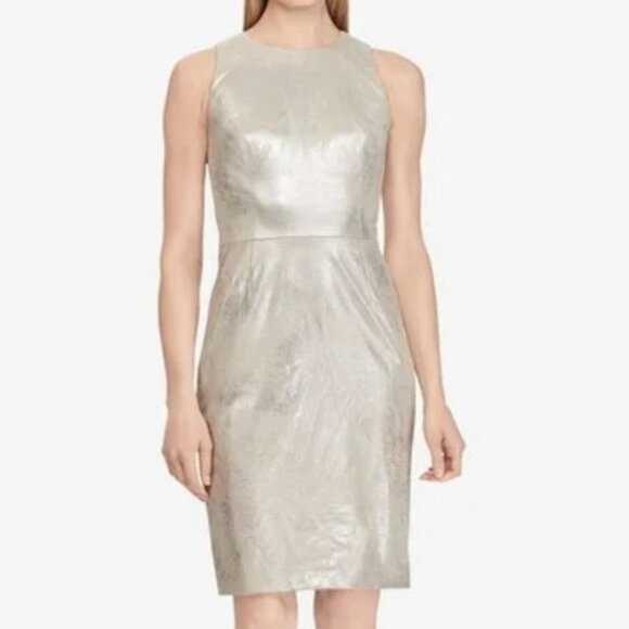 Lauren Ralph Lauren Dresses & Skirts - NWT Ralph Lauren Silver suede dress, size 6